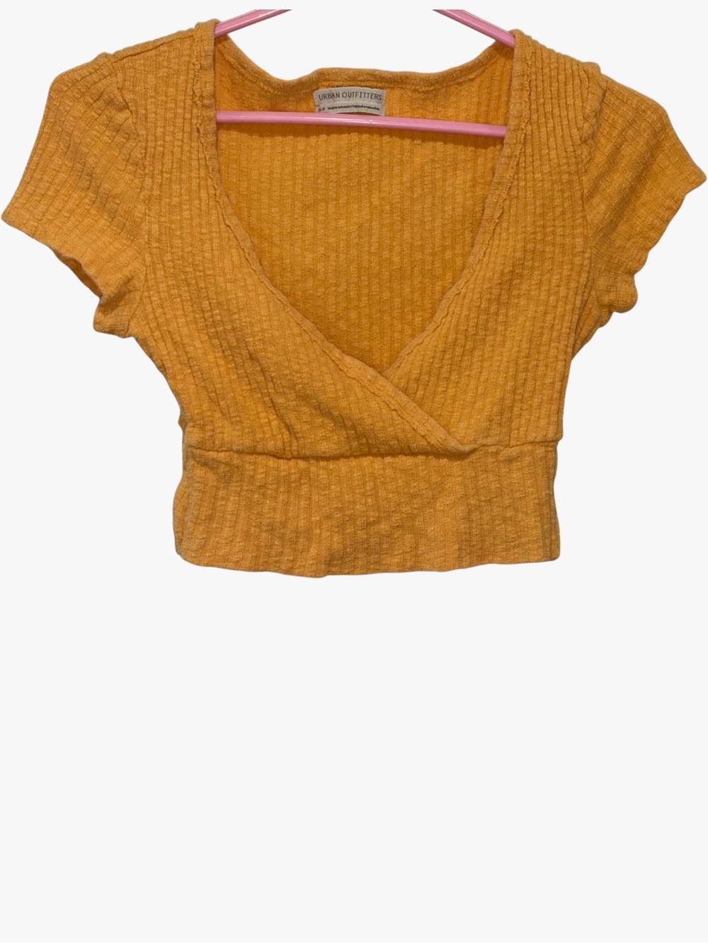 Urban Outfitters Textured Crossover Crop Top - Women’s size S